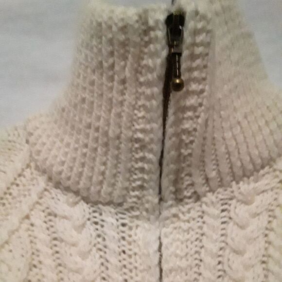 NWT Aran Island  Handknit  Cardigan SIze Mens S 100% Merino Wool Made in Ireland - Picture 4 of 11